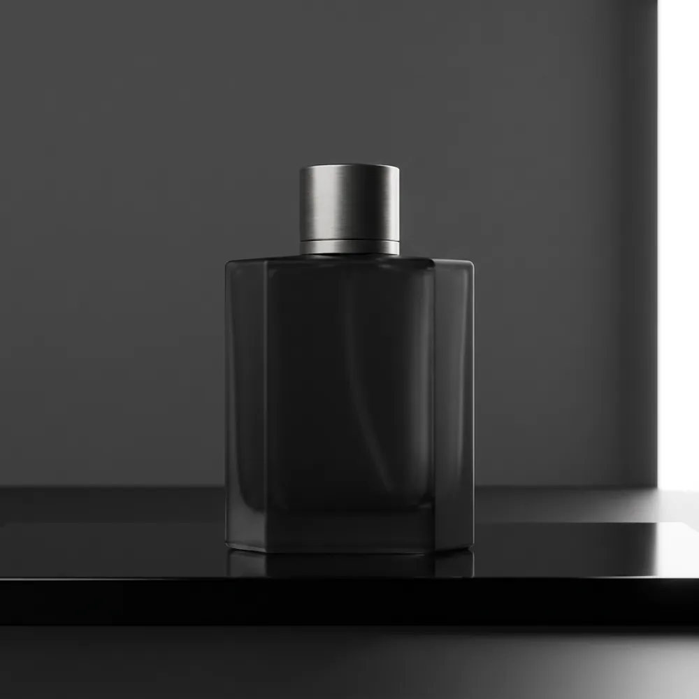 The obsidian finish flacon